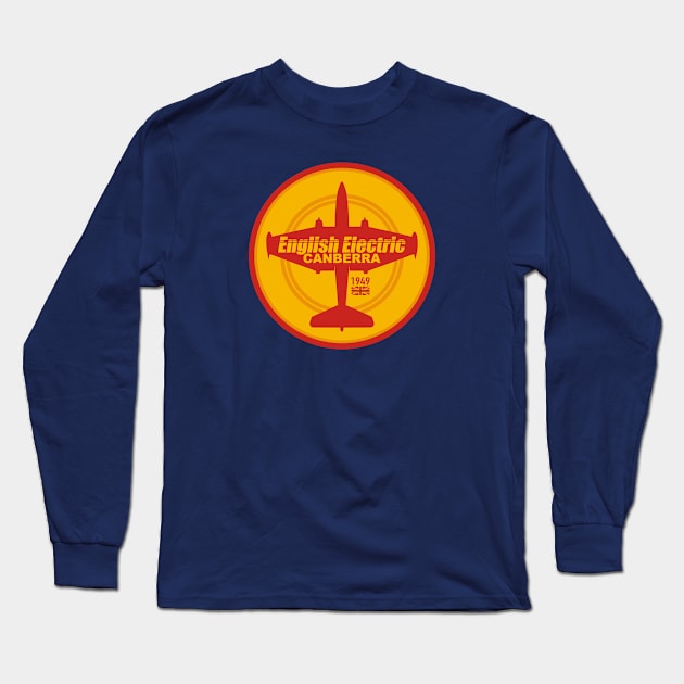 English Electric Canberra Long Sleeve T-Shirt by Tailgunnerstudios